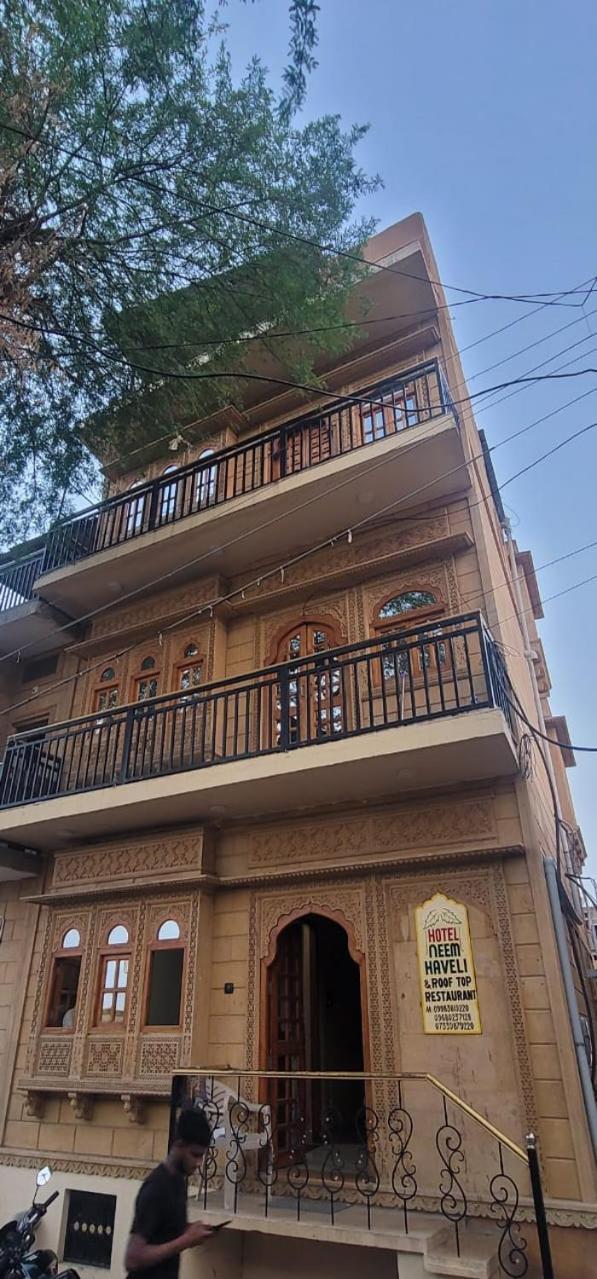 Hotel Neem Haveli Jaisalmer Bagian luar foto